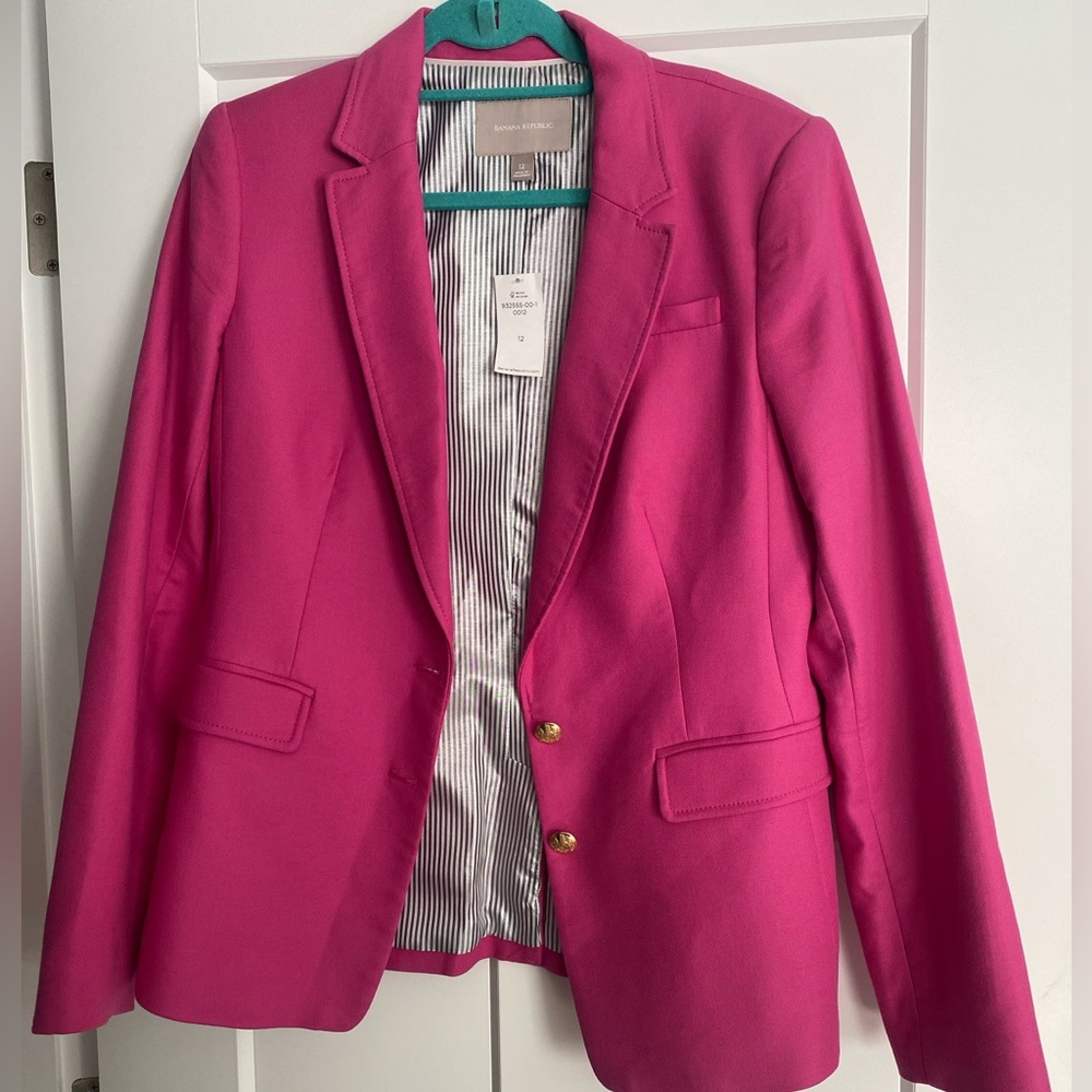 Size 12 Bright Pink Blazer